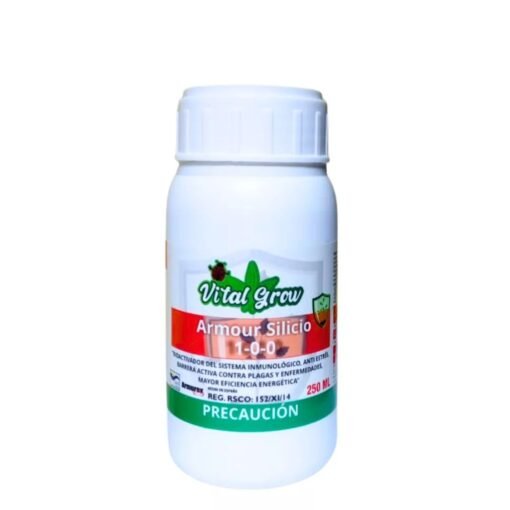 Armour Silicio 250 mL - Vital Grow - Aumenta cosecha y desarrolla resistencia a plagas y enfermedades